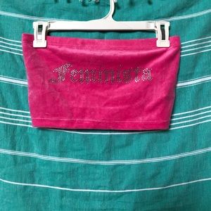 Pink Velvet “Feminista” Bandeau